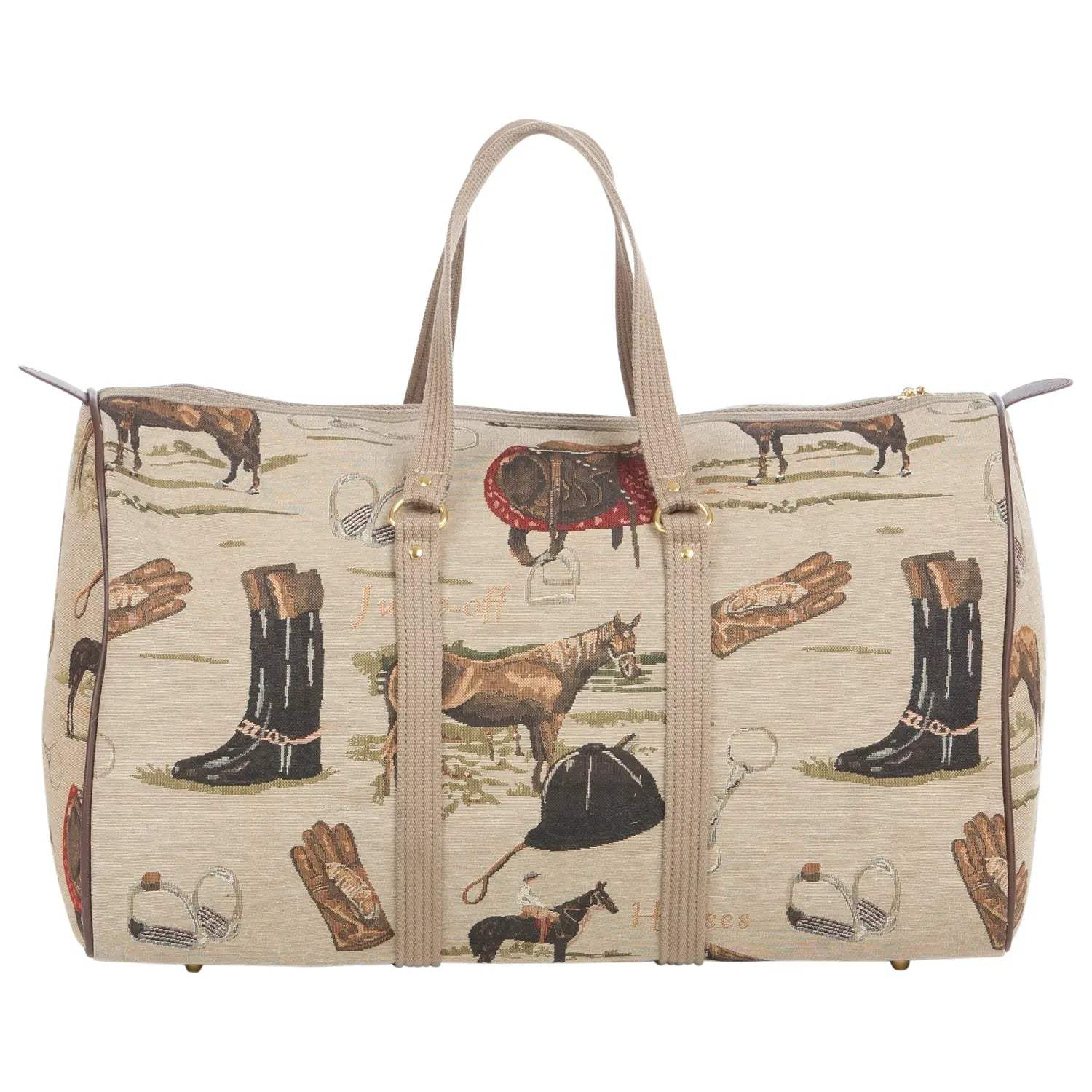 Huntley Equestrian Tapestry Duffle Bag-English Design - Huntley Equestrian - Flyclothing LLC