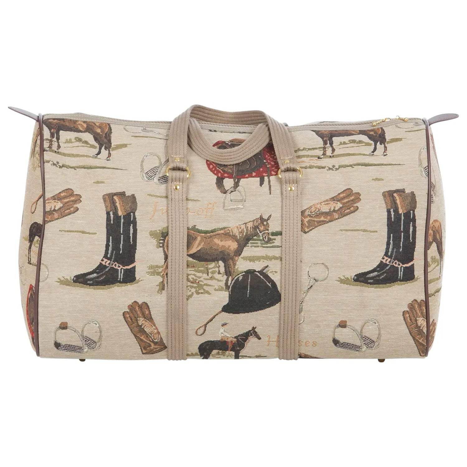 Huntley Equestrian Tapestry Duffle Bag-English Design - Huntley Equestrian - Flyclothing LLC