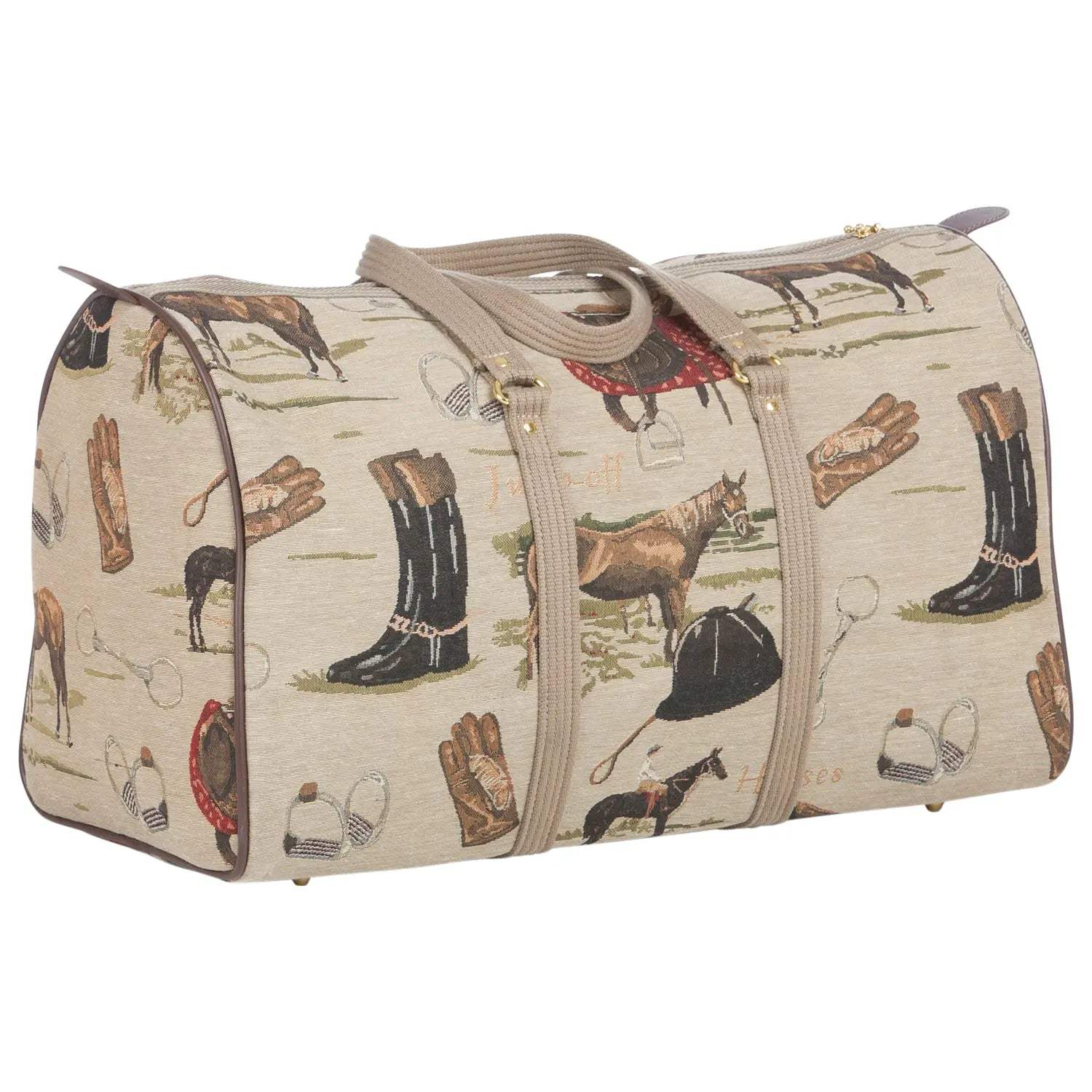 Huntley Equestrian Tapestry Duffle Bag-English Design - Huntley Equestrian - Flyclothing LLC