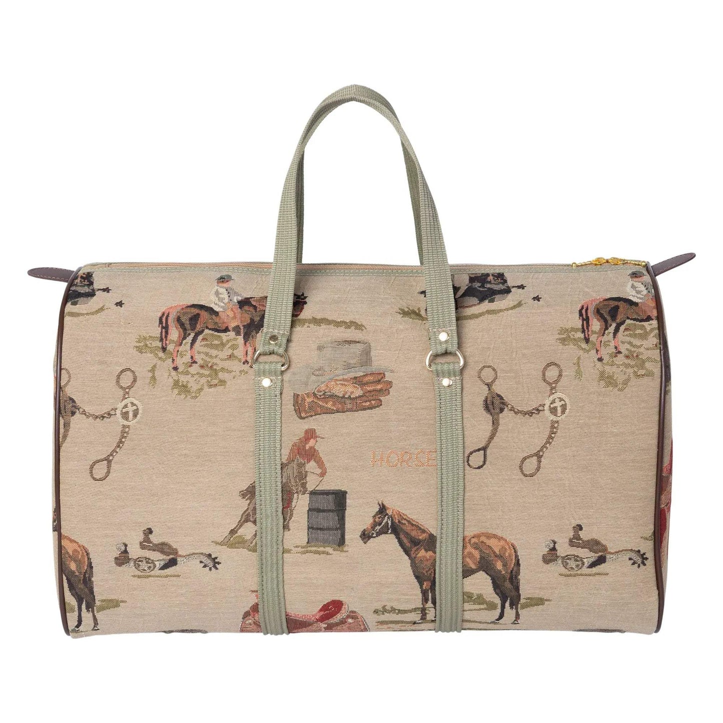 Huntley Equestrian Tapestry Duffle Bag-Western Design - Huntley Equestrian - Flyclothing LLC