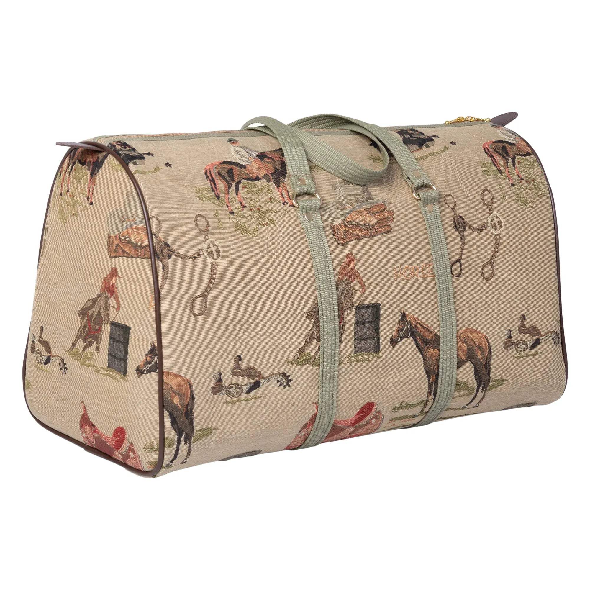 Huntley Equestrian Tapestry Duffle Bag-Western Design - Huntley Equestrian - Flyclothing LLC