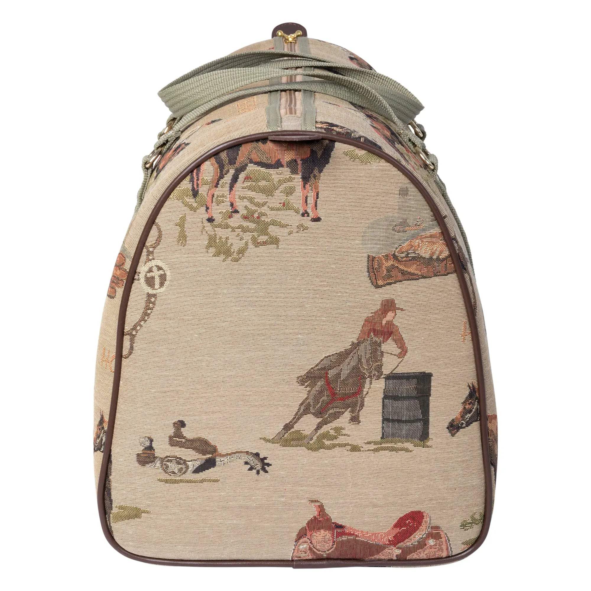 Huntley Equestrian Tapestry Duffle Bag-Western Design - Huntley Equestrian - Flyclothing LLC