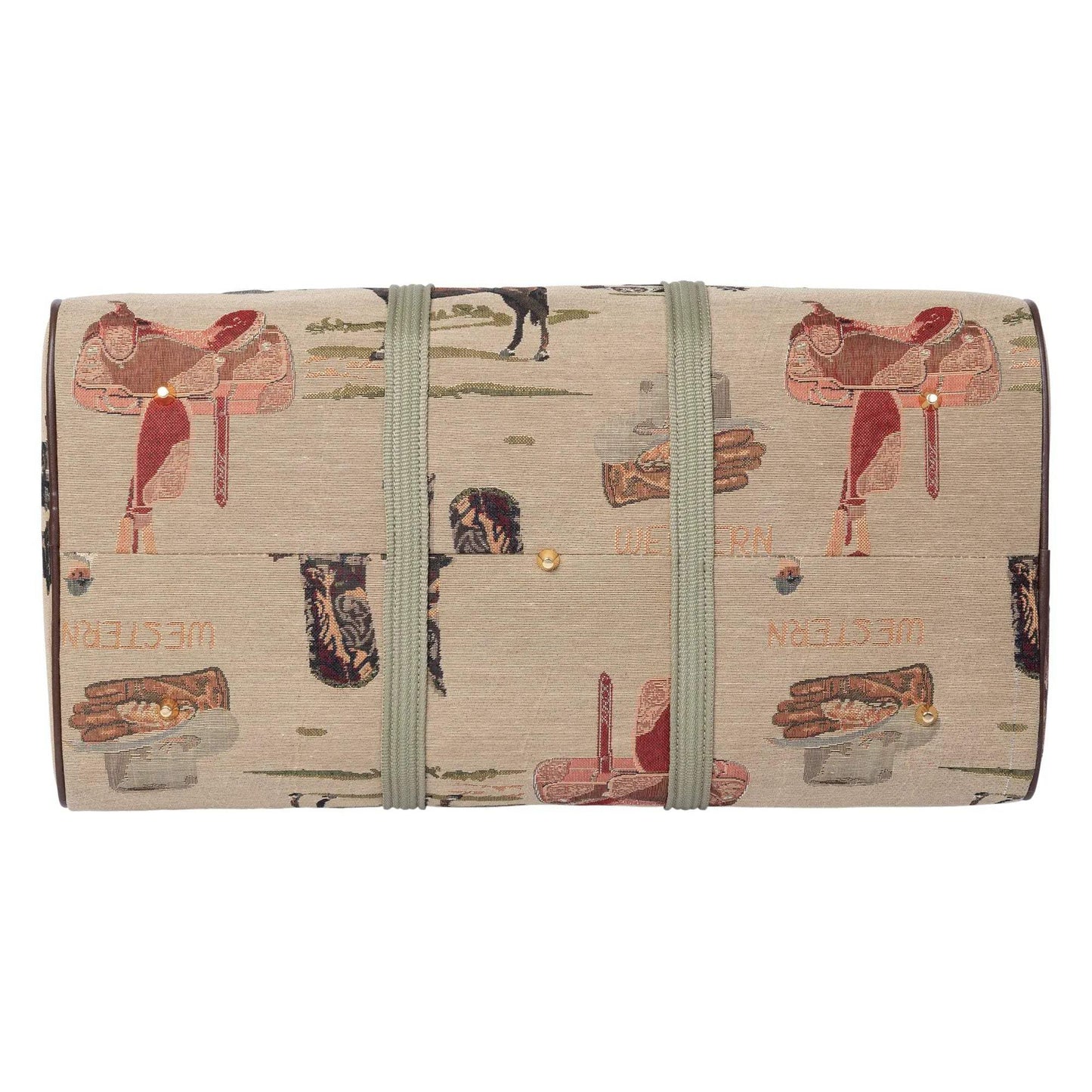 Huntley Equestrian Tapestry Duffle Bag-Western Design - Huntley Equestrian - Flyclothing LLC