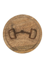 Huntley Equestrian Wooden Coasters with Decorative Bit Design, set of 4 - Huntley Equestrian - Flyclothing LLC