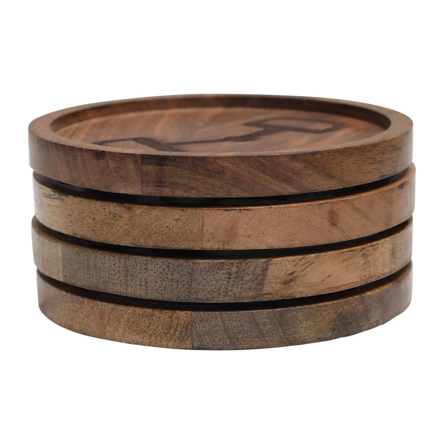 Huntley Equestrian Wooden Coasters with Decorative Bit Design, set of 4 - Huntley Equestrian - Flyclothing LLC