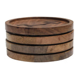 Huntley Equestrian Wooden Coasters with Decorative Bit Design, set of 4 - Huntley Equestrian - Flyclothing LLC