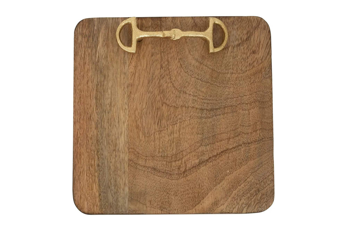 Huntley Equestrian Wooden Square Tray with Gold Bit - Huntley Equestrian - Flyclothing LLC