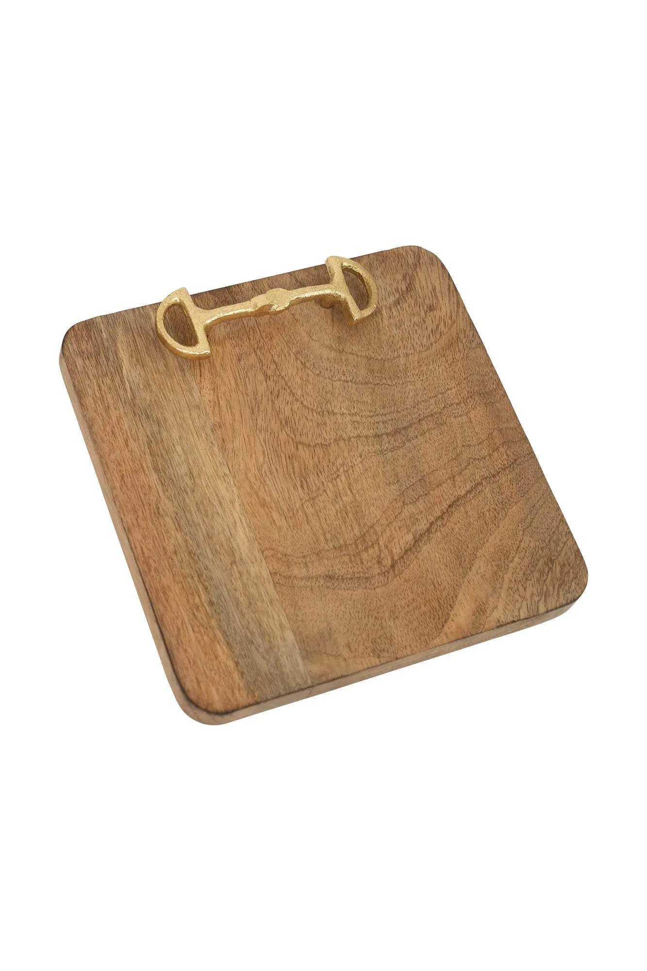 Huntley Equestrian Wooden Square Tray with Gold Bit - Huntley Equestrian - Flyclothing LLC