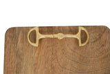 Huntley Equestrian Wooden Square Tray with Gold Bit - Huntley Equestrian - Flyclothing LLC