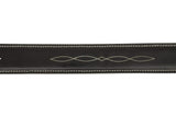 Huntley Fancy Stitched Ladies 1.5" Inch wide belt, Black - Huntley Equestrian - Flyclothing LLC