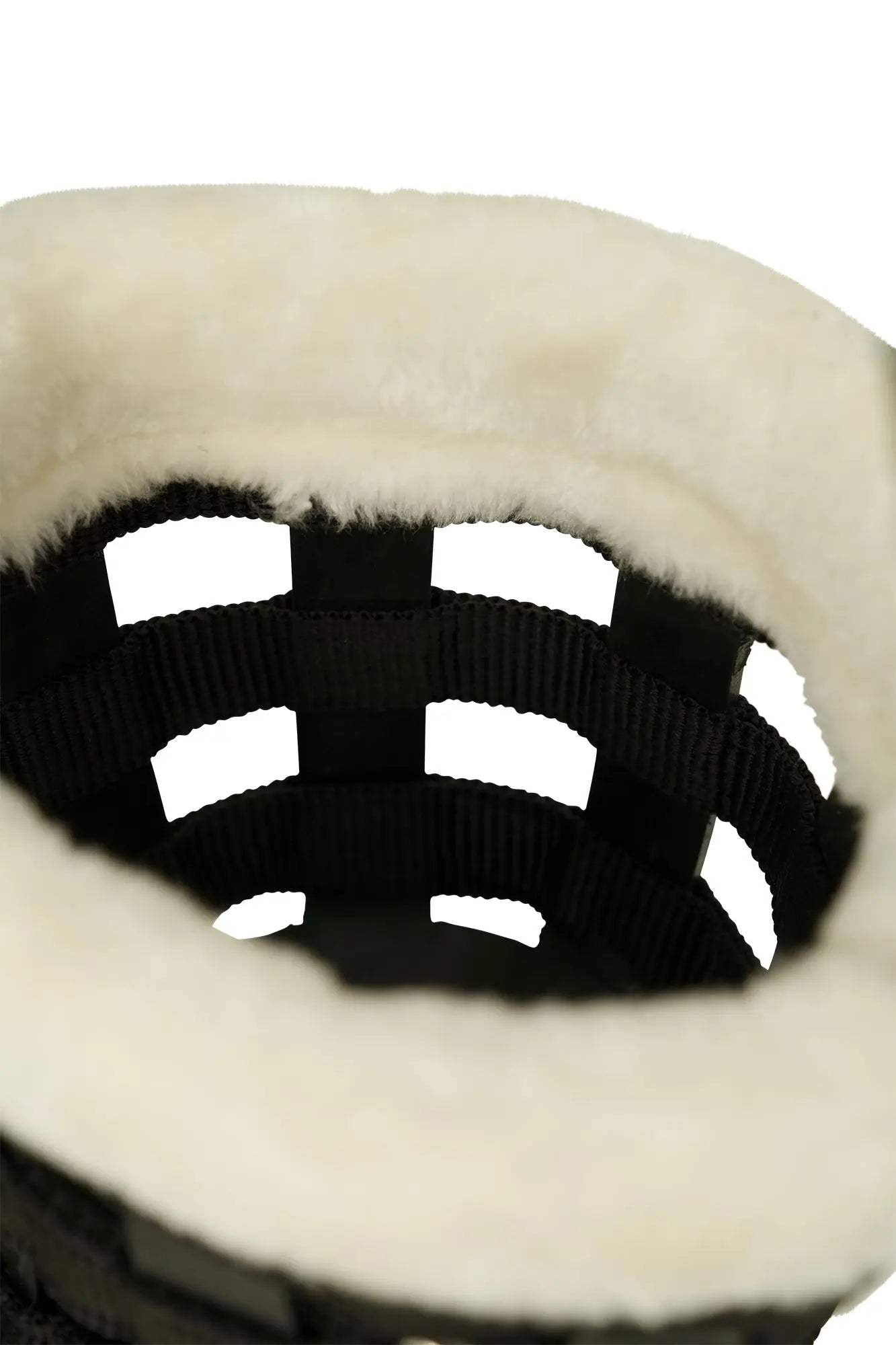 Huntley Fleece Padded Nylon Grazing Muzzle, Black