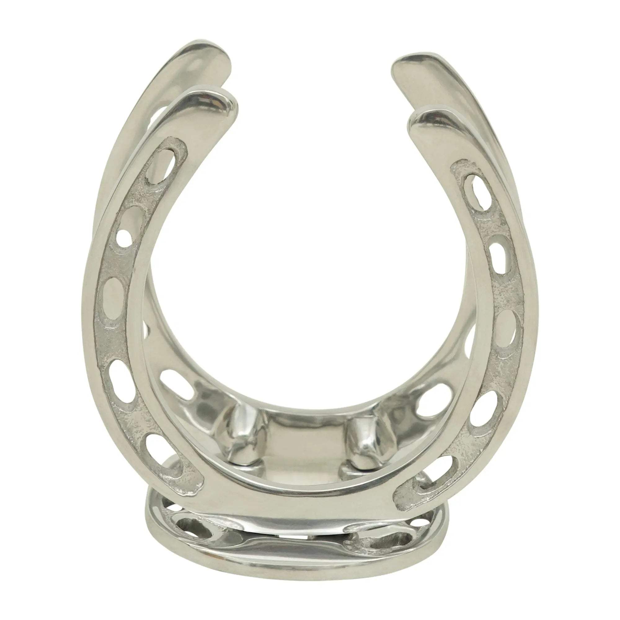 Huntley Horseshoe Napkin Holder, Aluminum Silver Finish - Huntley Equestrian - Flyclothing LLC