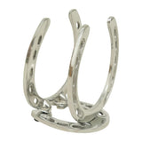 Huntley Horseshoe Napkin Holder, Aluminum Silver Finish - Huntley Equestrian - Flyclothing LLC