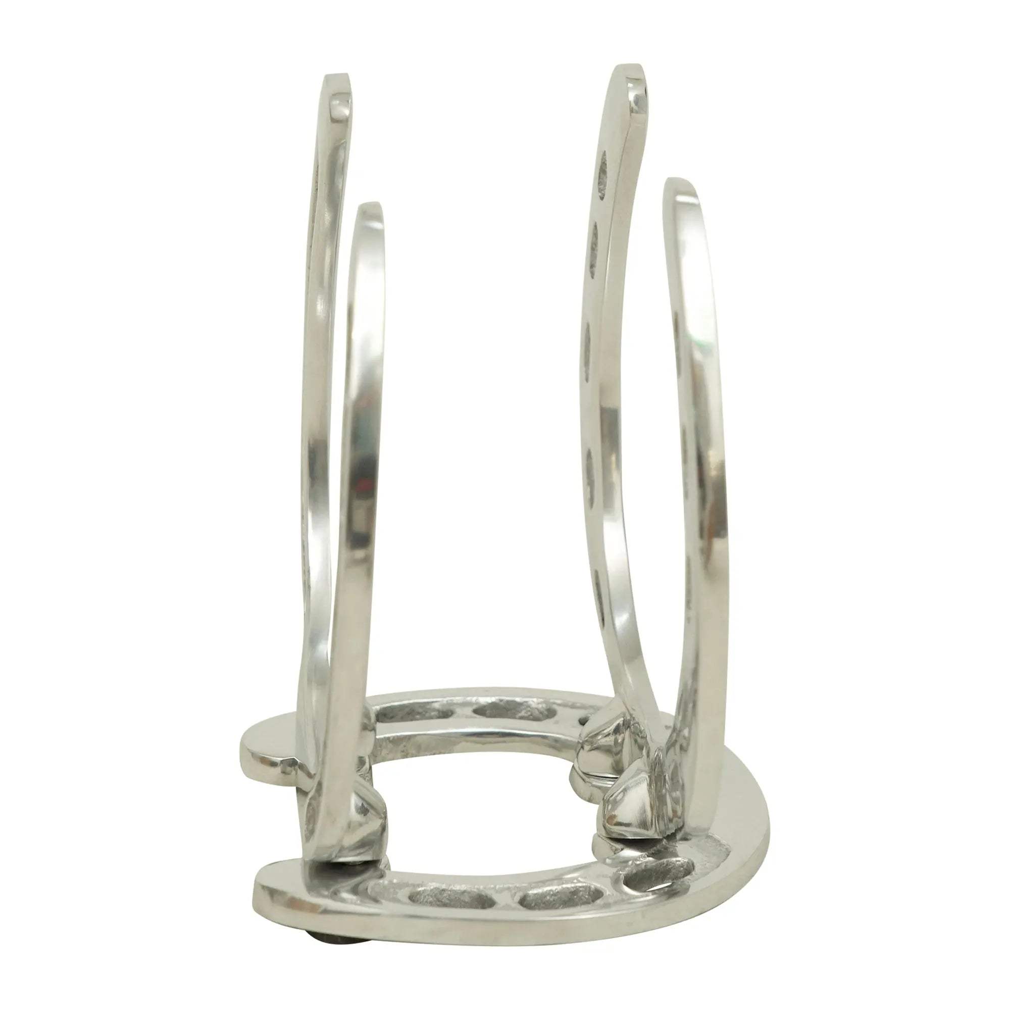 Huntley Horseshoe Napkin Holder, Aluminum Silver Finish - Huntley Equestrian - Flyclothing LLC