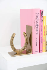 Huntley Horse shoe Bookends, Pair, Brass Antique Finish - Huntley Equestrian - Flyclothing LLC