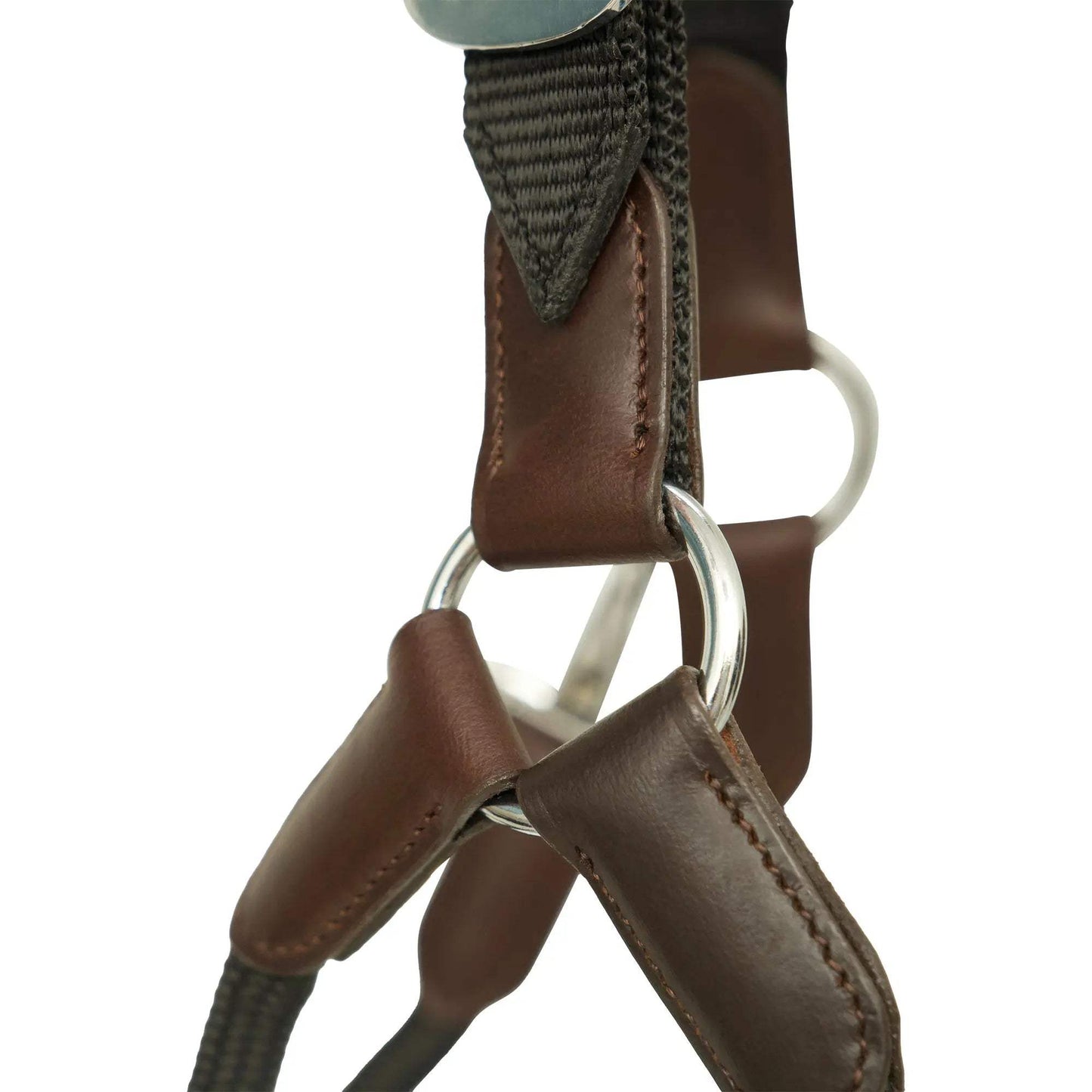 Huntley Nylon Halter and Removable Lead with Snap, Black - Huntley Equestrian - Flyclothing LLC