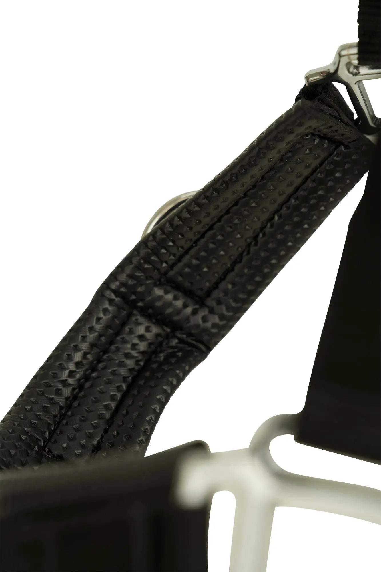 Huntley Nylon Padded Lunging Caveson, Black - Huntley Equestrian - Flyclothing LLC