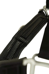 Huntley Nylon Padded Lunging Caveson, Black - Huntley Equestrian - Flyclothing LLC
