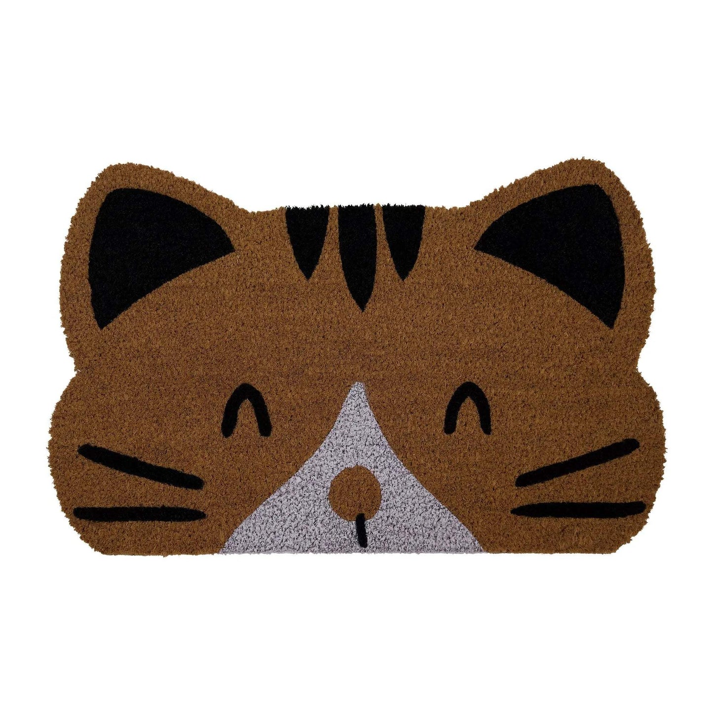 Huntley Pet Cat Print Natural Coir Door Mat with Anti Slipping - Huntley Equestrian - Flyclothing LLC