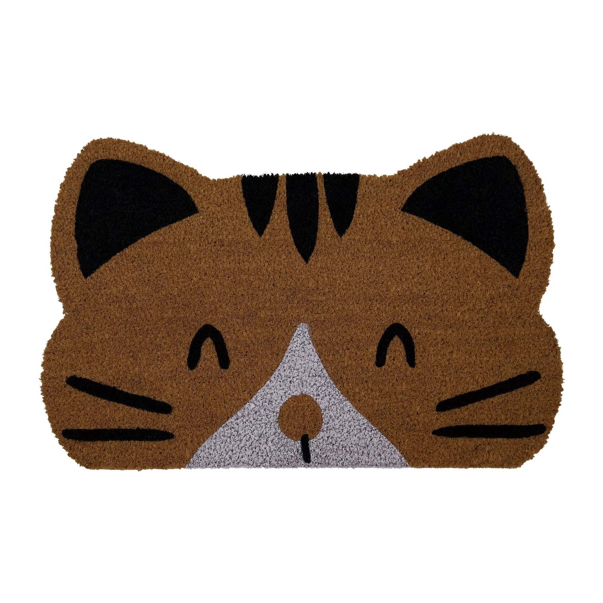 Huntley Pet Cat Print Natural Coir Door Mat with Anti Slipping - Huntley Equestrian - Flyclothing LLC