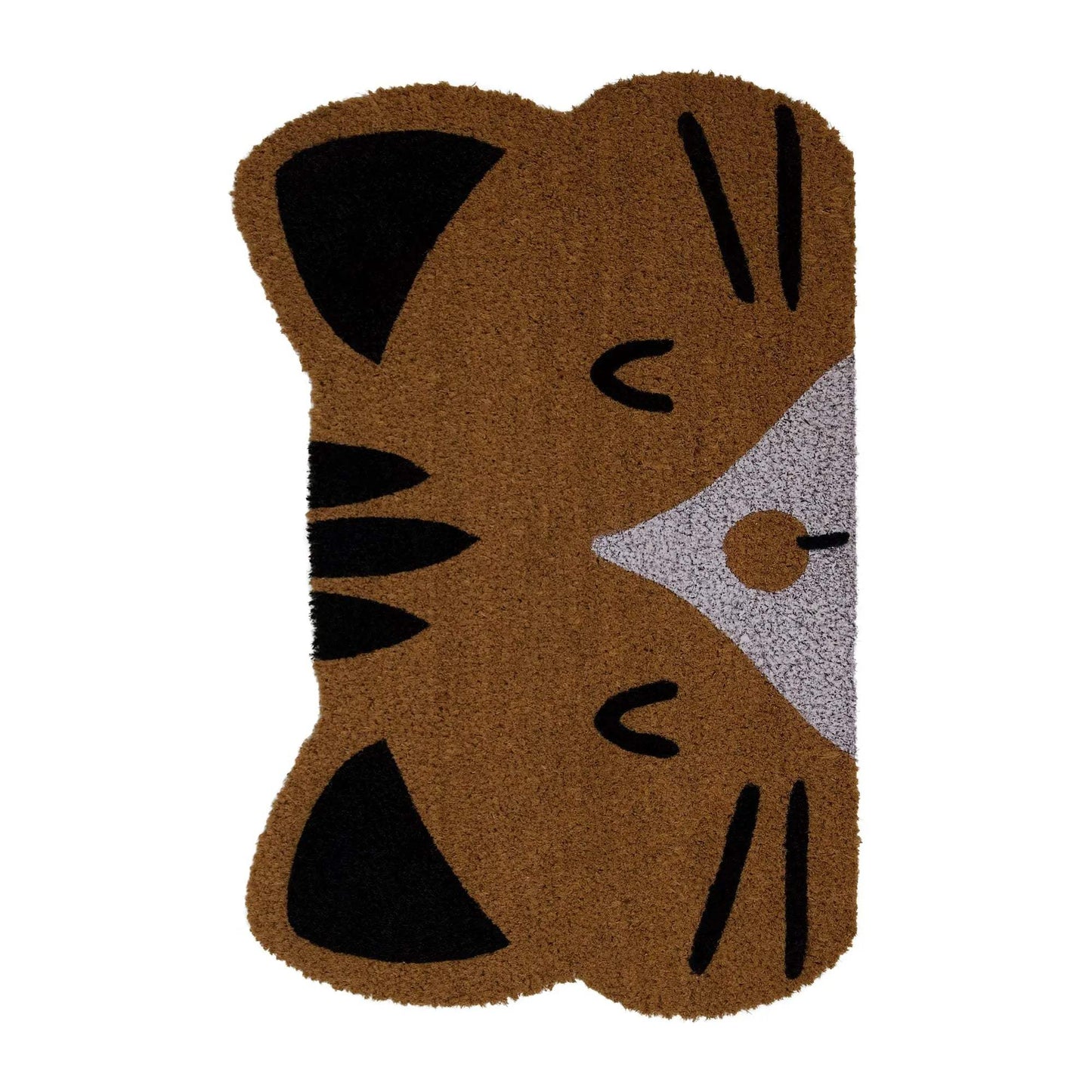 Huntley Pet Cat Print Natural Coir Door Mat with Anti Slipping - Huntley Equestrian - Flyclothing LLC