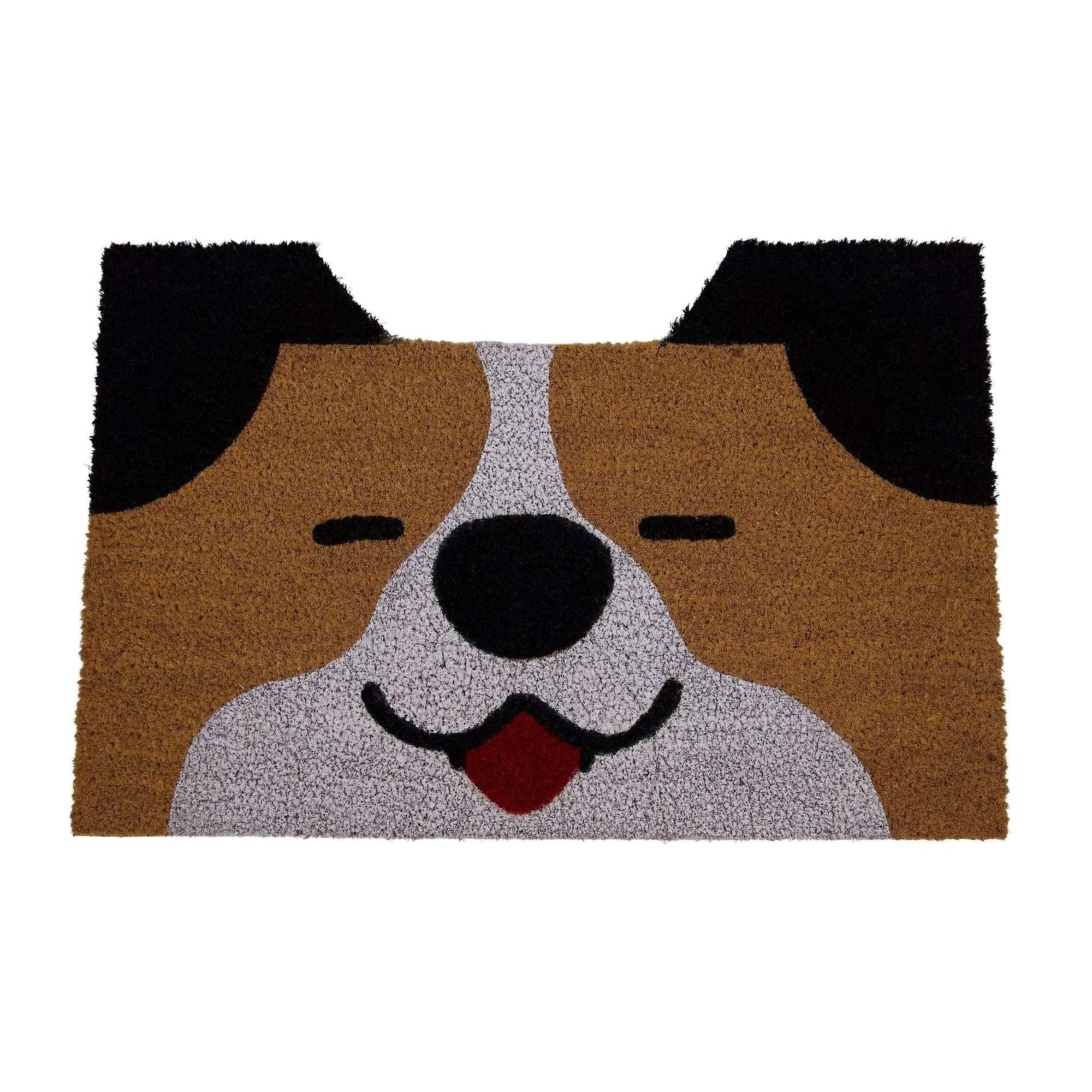 Huntley Pet Dog Print Natural Coir Doormat Anti Slip Backing - Huntley Equestrian - Flyclothing LLC
