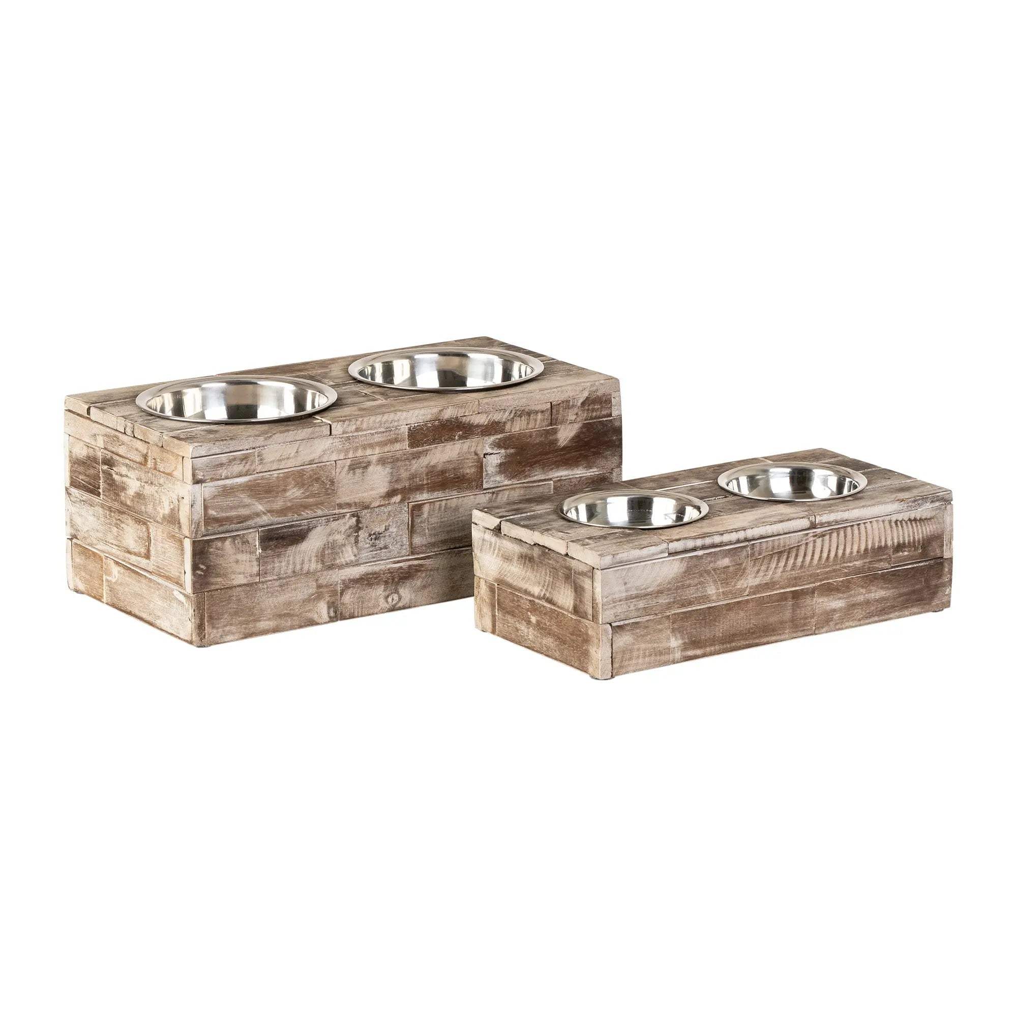 Huntley Pet Elevated Dog and Cat Double Bowl Feeder - Huntley Equestrian - Flyclothing LLC