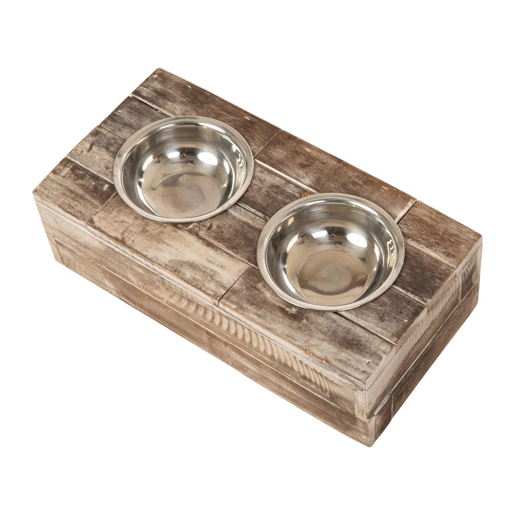 Huntley Pet Elevated Dog and Cat Double Bowl Feeder - Huntley Equestrian - Flyclothing LLC