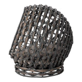 Huntley Pet Hemisphere Rattan Pet Bed, Elevated With Cushion - Huntley Equestrian - Flyclothing LLC