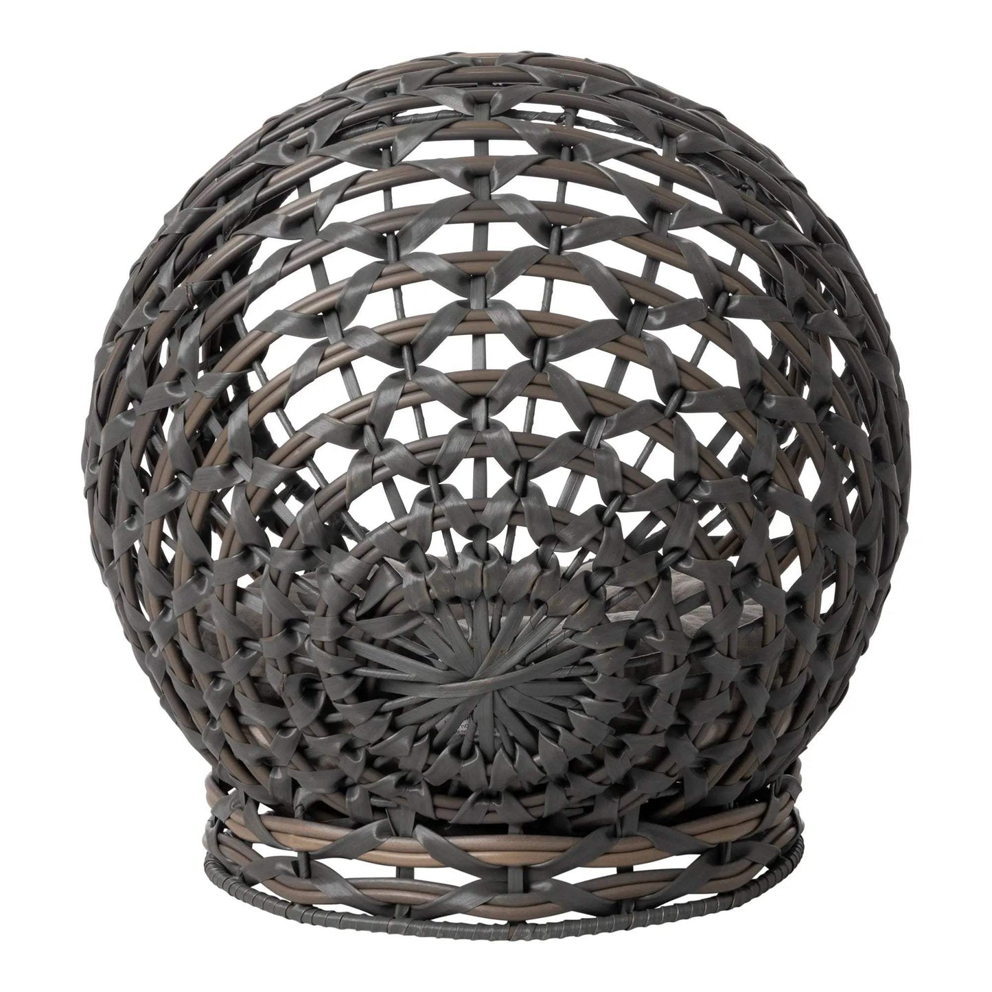 Huntley Pet Hemisphere Rattan Pet Bed, Elevated With Cushion - Huntley Equestrian - Flyclothing LLC