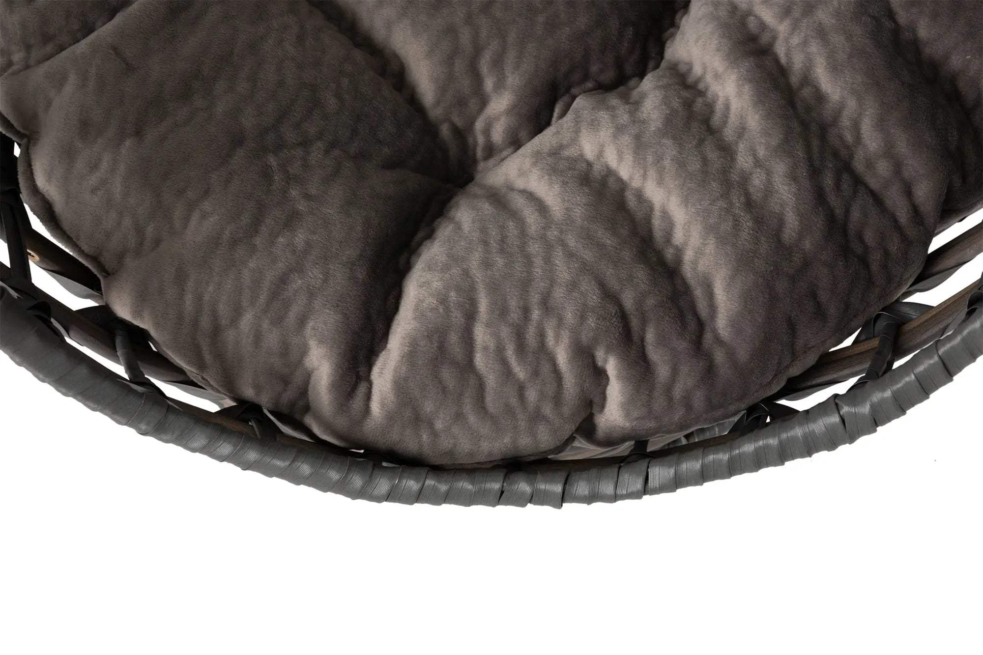 Huntley Pet Hemisphere Rattan Pet Bed, Elevated With Cushion - Huntley Equestrian - Flyclothing LLC