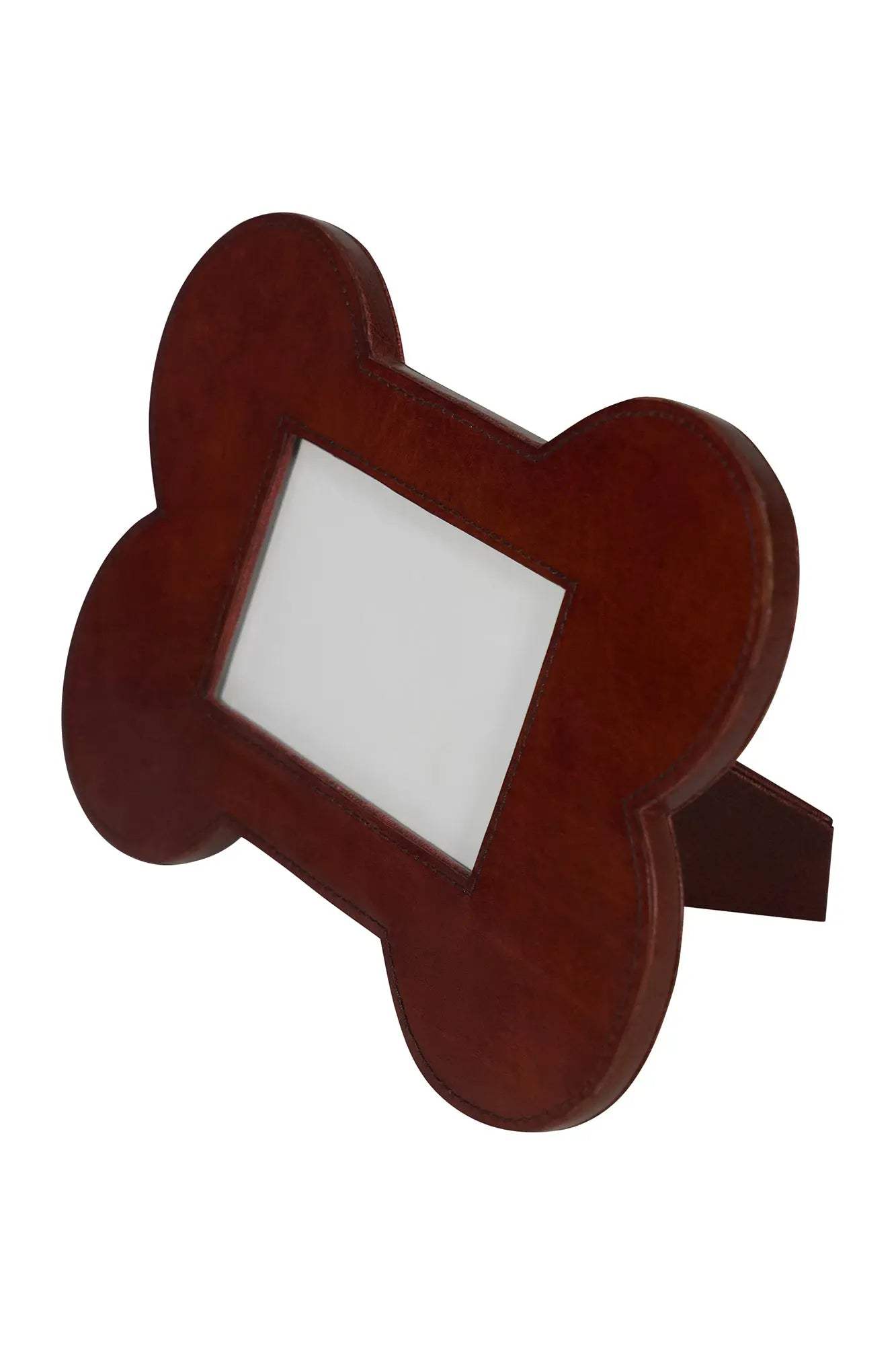 Huntley Pet Leather Bone Shaped Picture Frame, 4x6 - Huntley Equestrian - Flyclothing LLC
