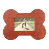 Huntley Pet Leather Bone Shaped Picture Frame, 4x6 - Huntley Equestrian - Flyclothing LLC