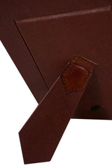 Huntley Pet Leather Picture Frame with Silver Bone Accent - Huntley Equestrian - Flyclothing LLC