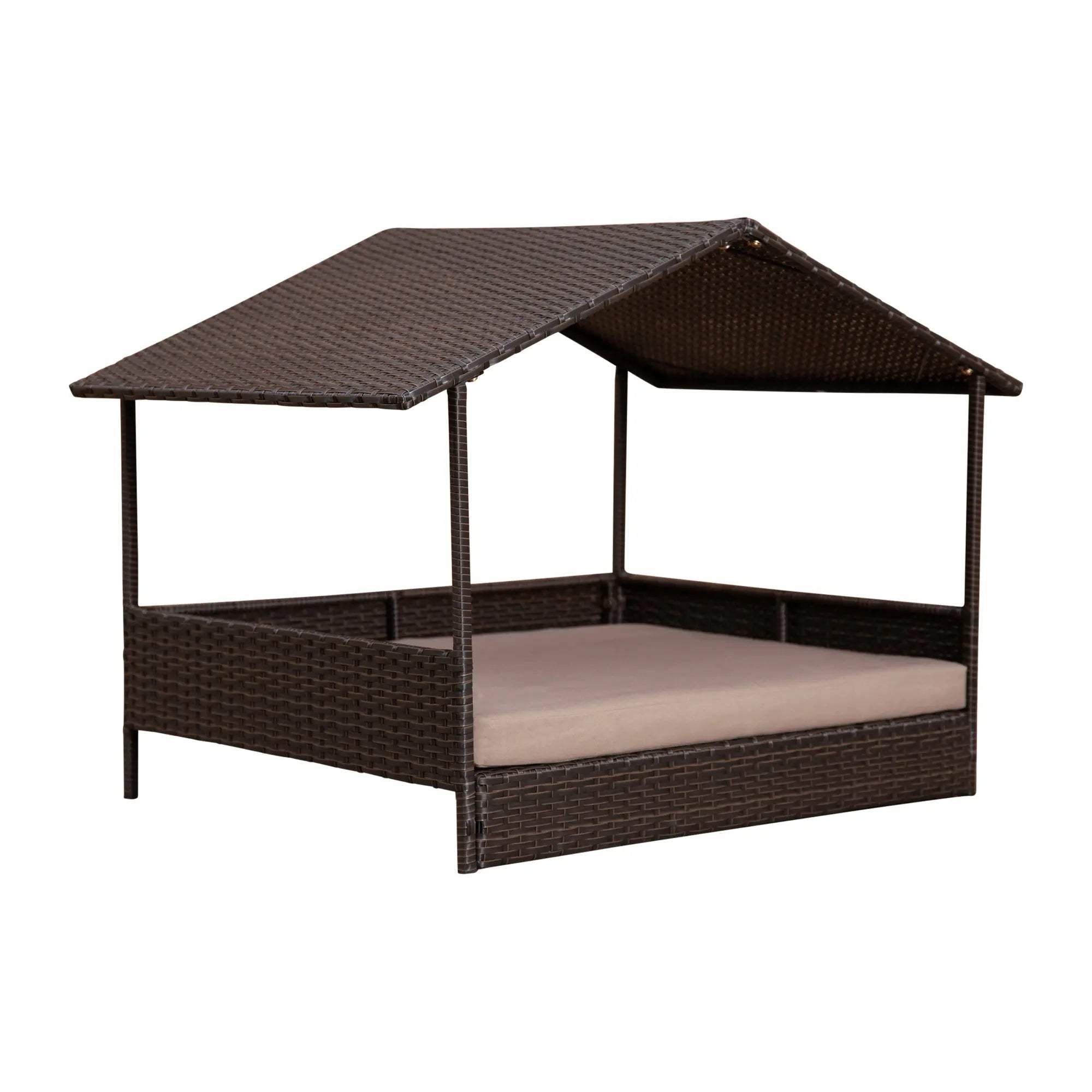 Huntley Pet Rattan Wicker Indoor Outdoor Cabana Raised Pet Bed - Huntley Equestrian - Flyclothing LLC