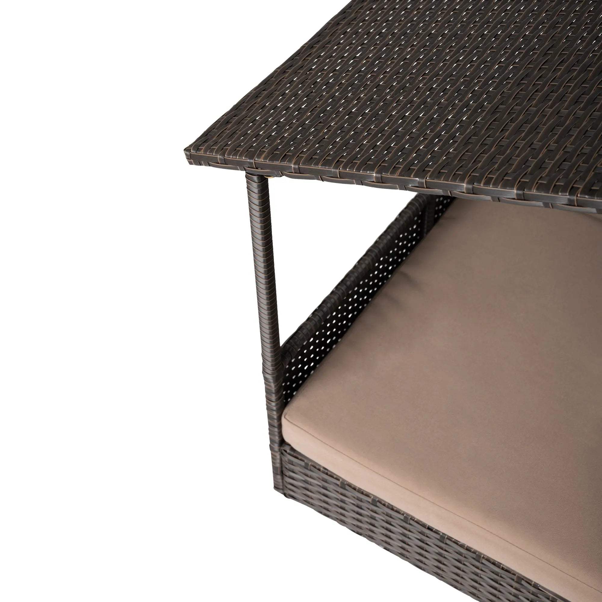 Huntley Pet Rattan Wicker Indoor Outdoor Cabana Raised Pet Bed - Huntley Equestrian - Flyclothing LLC