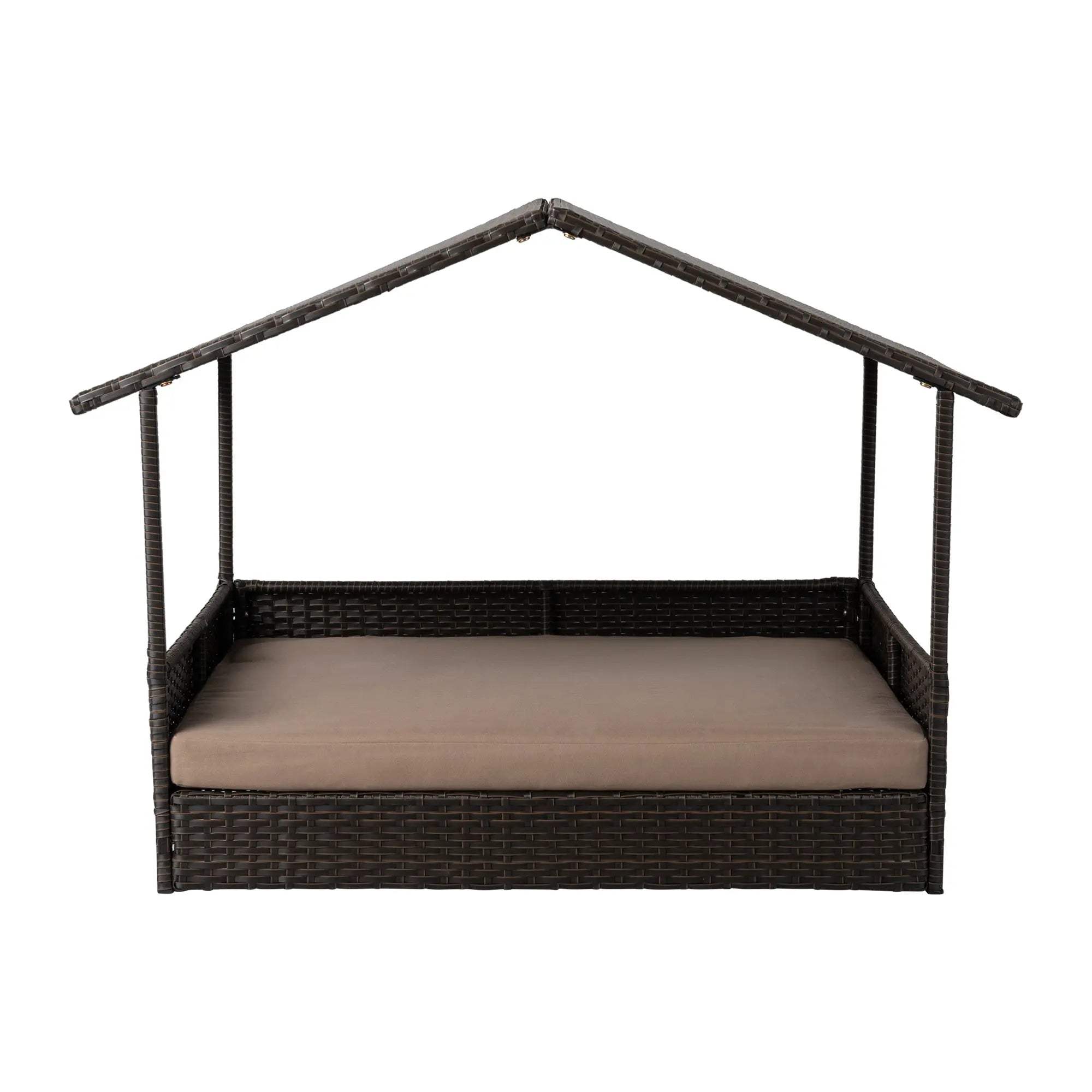 Huntley Pet Rattan Wicker Indoor Outdoor Cabana Raised Pet Bed - Huntley Equestrian - Flyclothing LLC