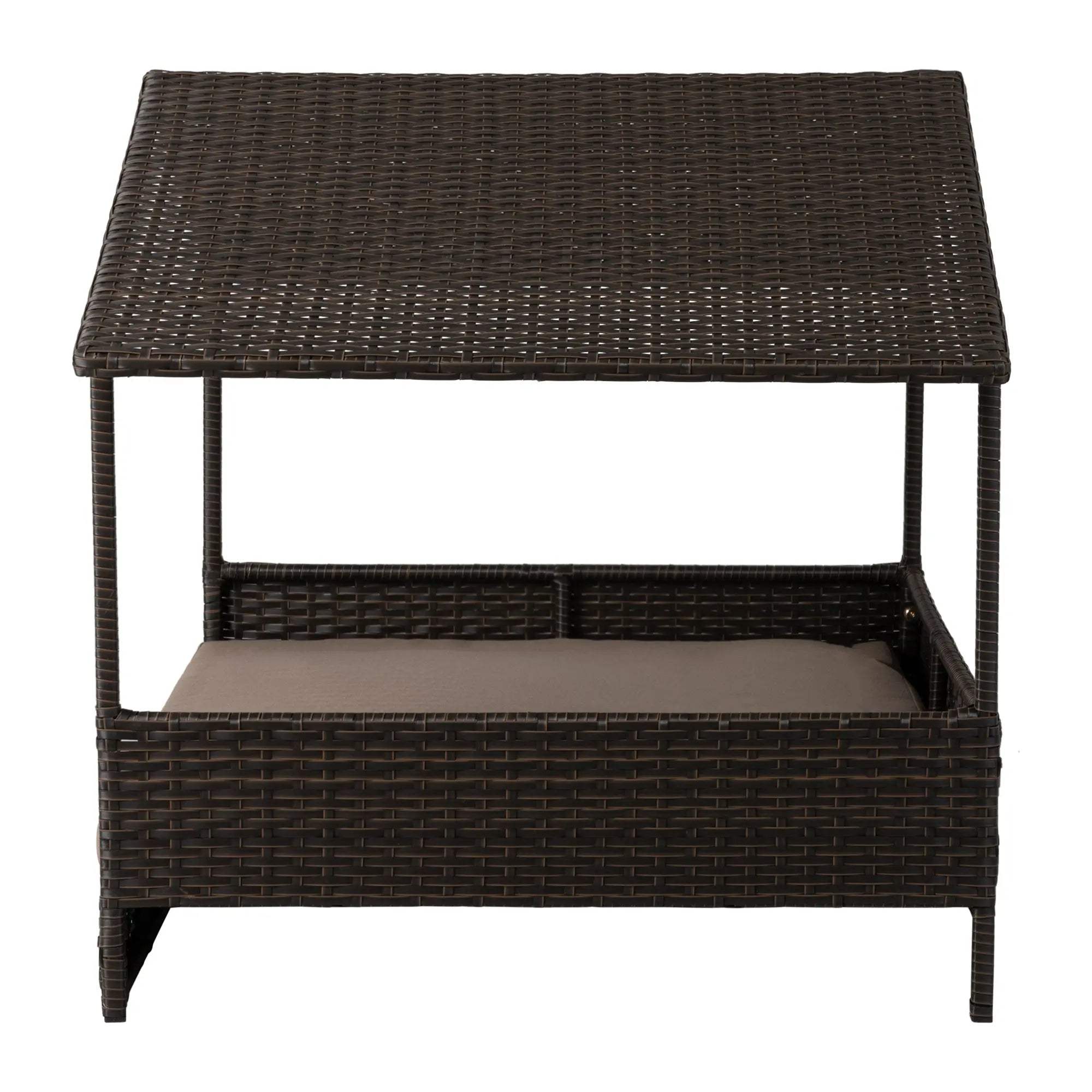 Huntley Pet Rattan Wicker Indoor Outdoor Cabana Raised Pet Bed - Huntley Equestrian - Flyclothing LLC