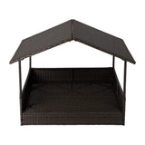 Huntley Pet Rattan Wicker Indoor Outdoor Cabana Raised Pet Bed - Huntley Equestrian - Flyclothing LLC