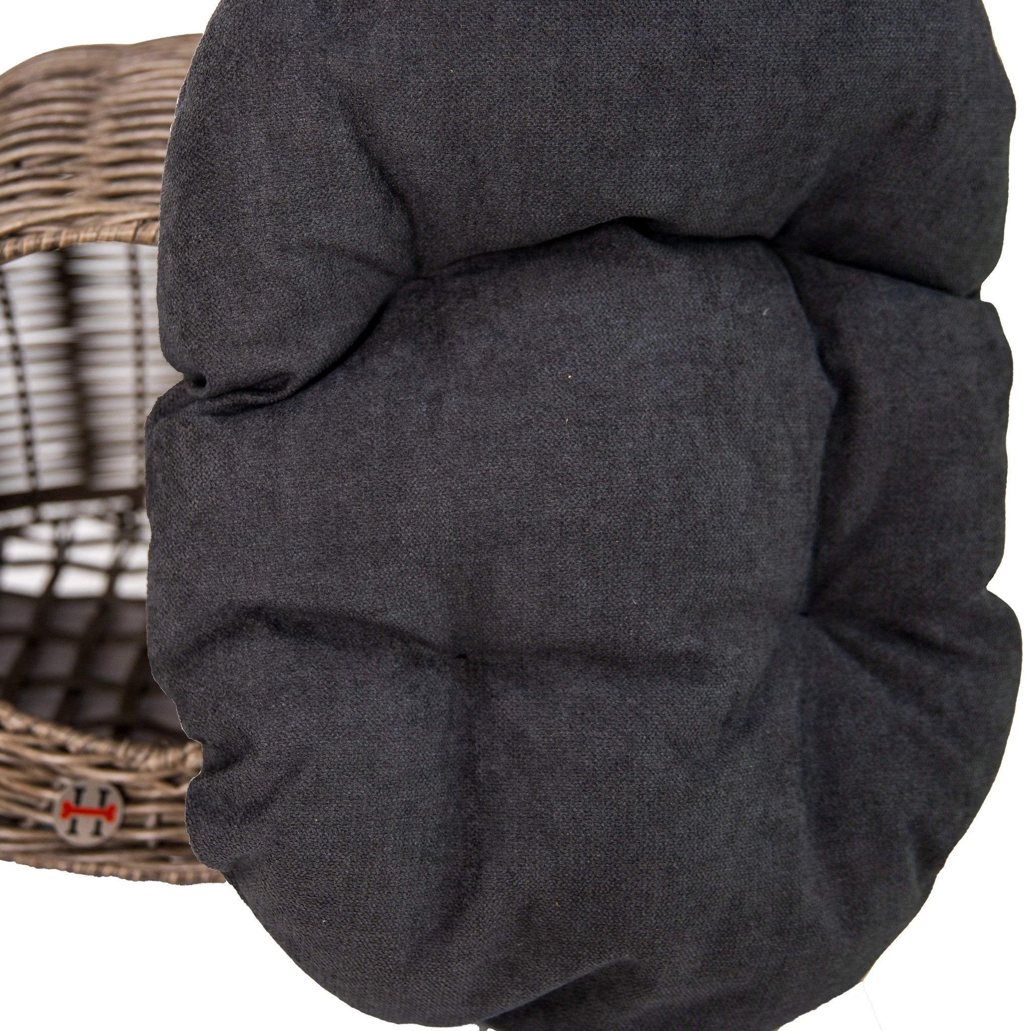 Huntley Pet Wicker Cat Shaped Play House Pet Bed with Cushion - Huntley Equestrian - Flyclothing LLC