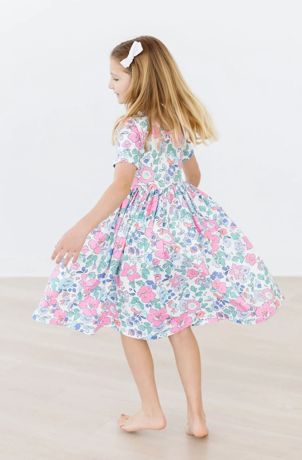Hydrangea S/S Pocket Twirl Dress - Mila & Rose ® - Flyclothing LLC