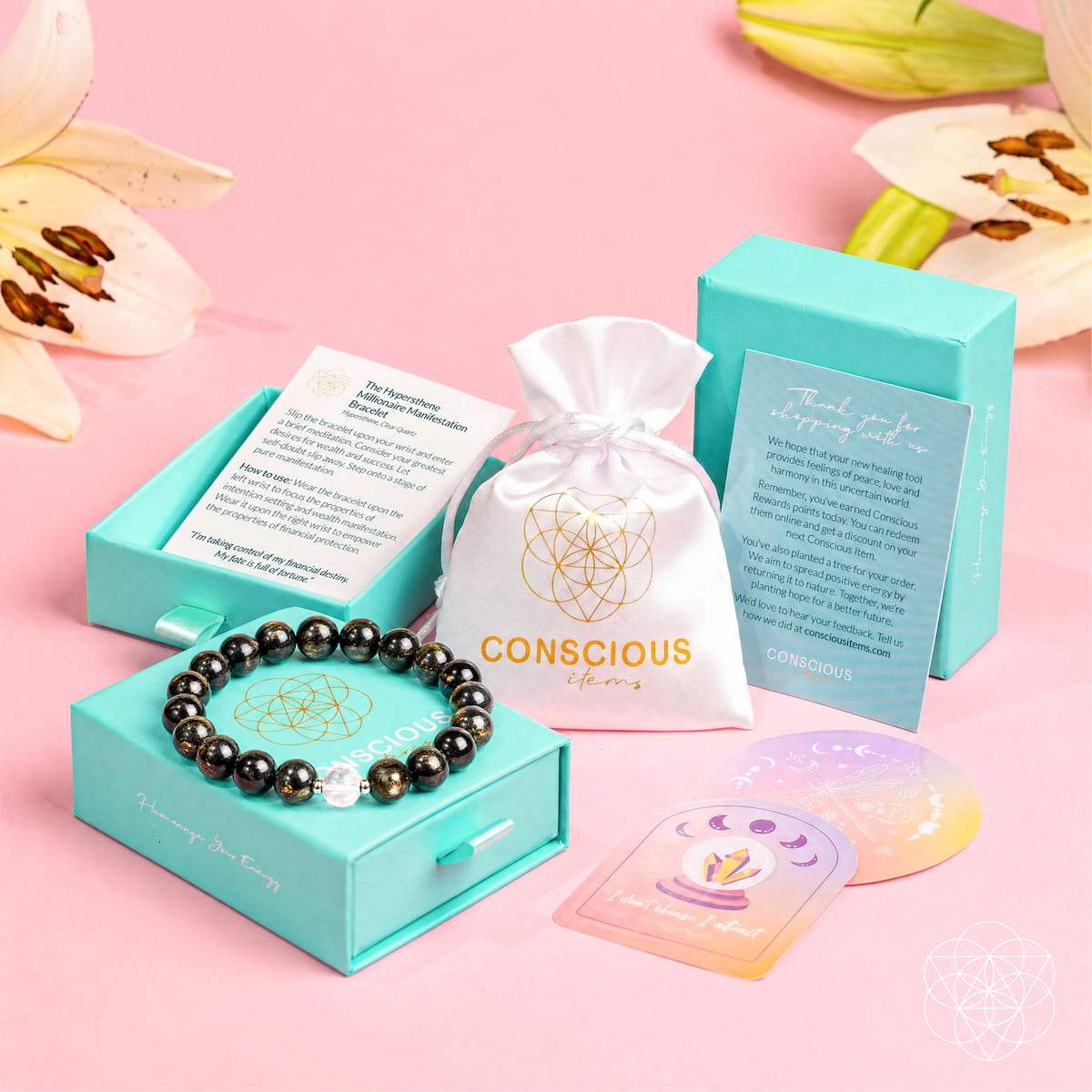 The Hypersthene Millionaire Manifestation Bracelet - Conscious Items - Flyclothing LLC
