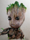 Black Market Art Company I am Root Print