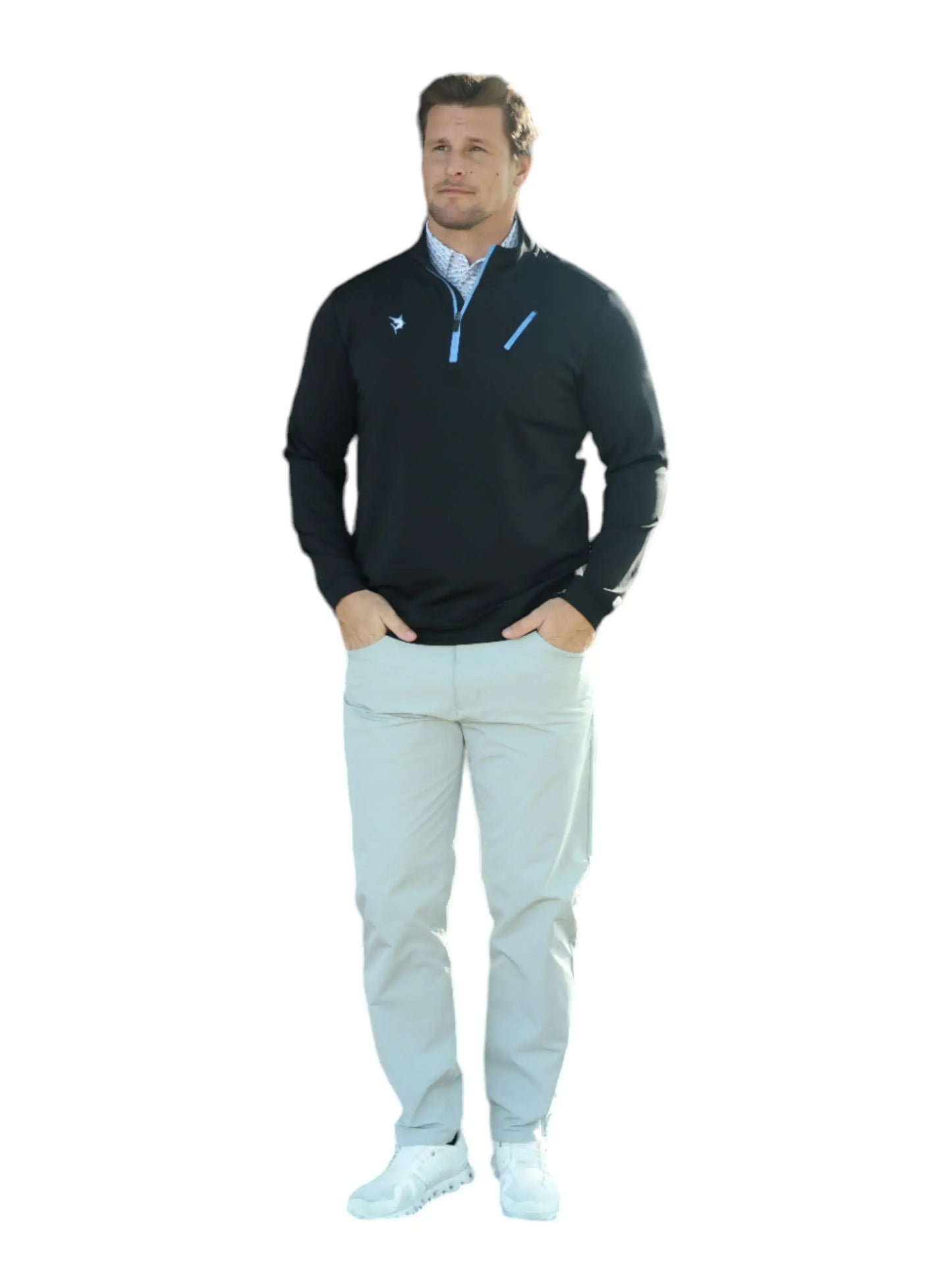 Oceanside Pullover Smooth Stretch - White Water Life - Flyclothing LLC