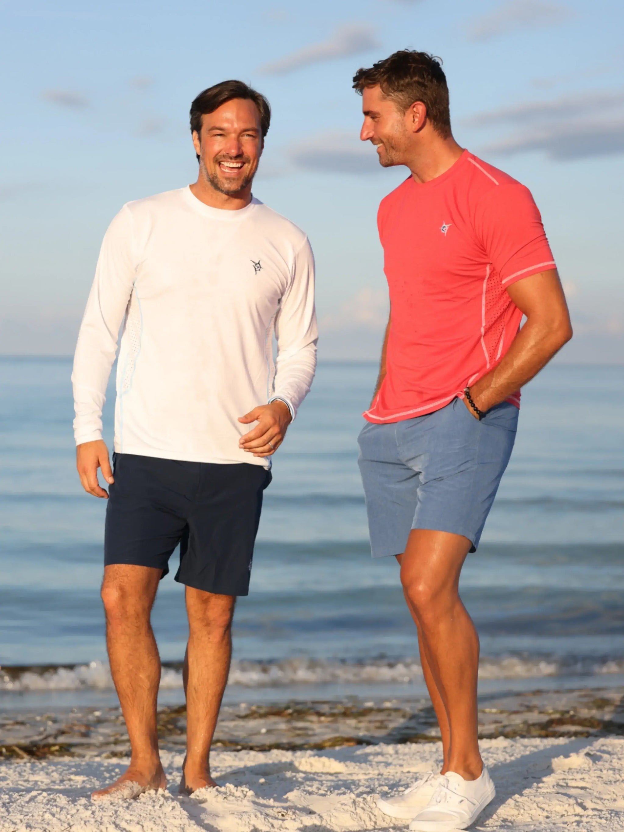 Grander Short Sleeve Performance Tee - White Water Life - Flyclothing LLC