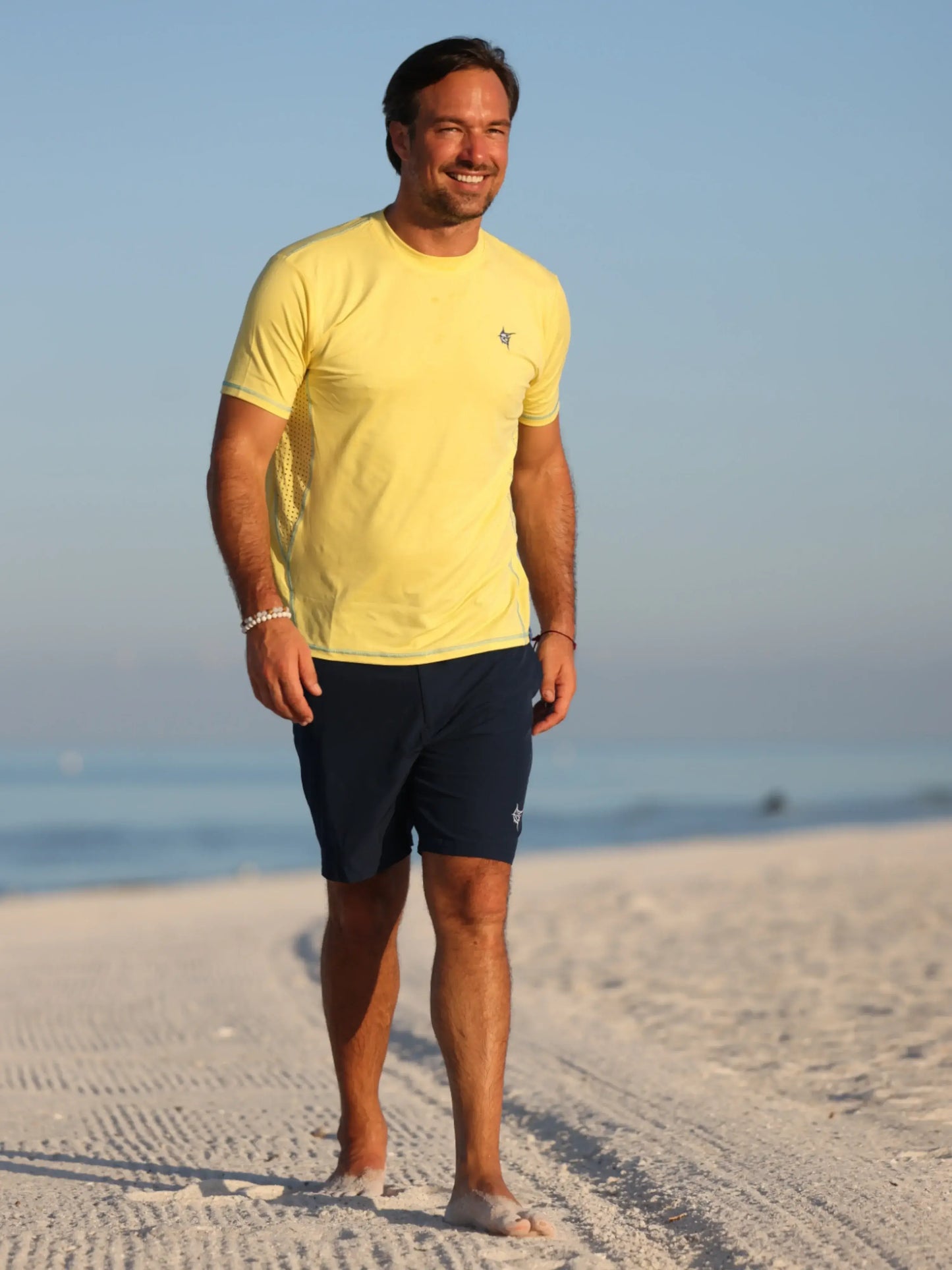 Grander Short Sleeve Performance Tee - White Water Life - Flyclothing LLC