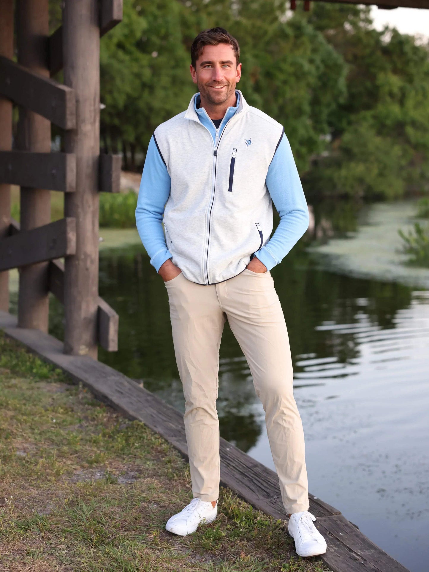 Seaport Pants - White Water Life - Flyclothing LLC