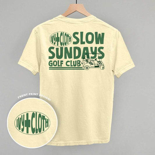 Slow Sundays Golf Club (Back Print) - Ivy + Cloth - Flyclothing LLC