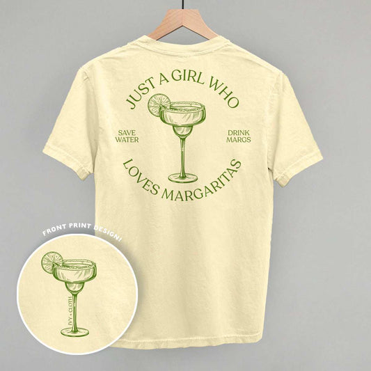 Just A Girl Who Loves Margaritas (Back Print) - Ivy + Cloth - Flyclothing LLC
