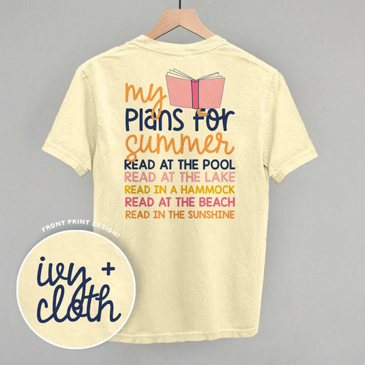 My Reading Plans For Summer (Back Print) - Ivy + Cloth - Flyclothing LLC